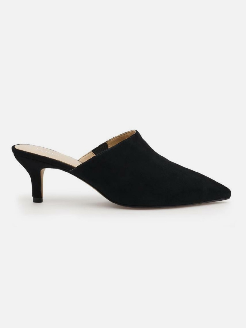 Botkier Black Suede Paley Heel Mule Size 8.5